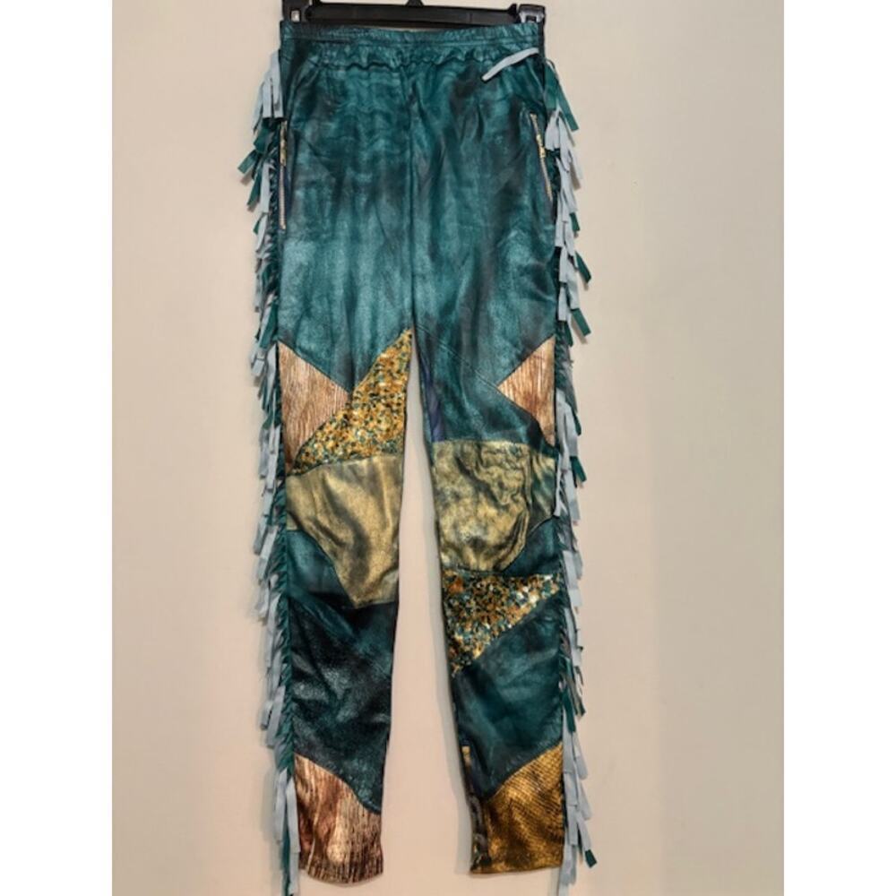 Disney Descendents Uma Costume 2 Piece Pants Jacket Zip Front Size 9 - 10 - Picture 4 of 10